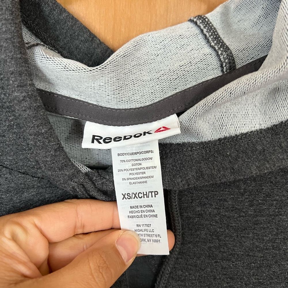 Gray Reebok Hoodie - Picture 4 of 6